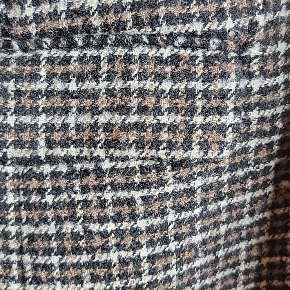 Oversized Plaid Soft-Brushed Tweed Blazer for Women - Picture 4 of 6